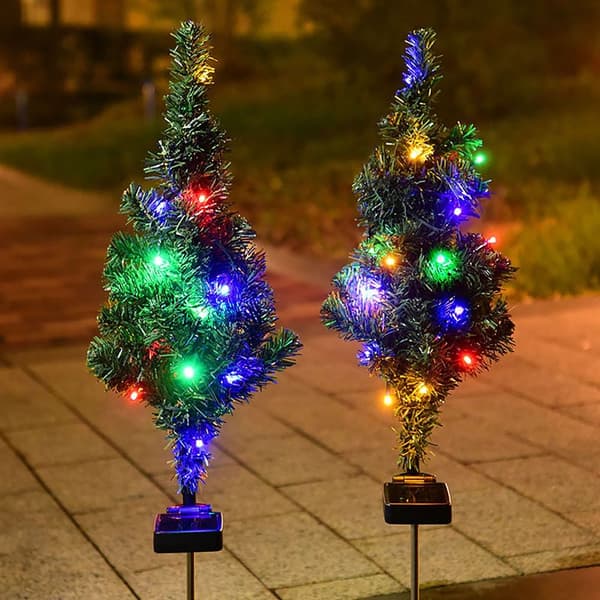 Solar Juletræ Jule LED Lys Træ Juletræ