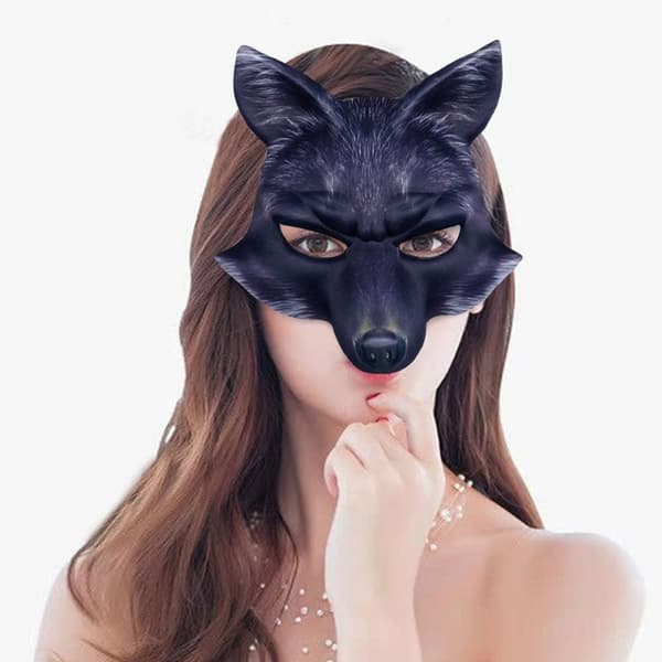 Cosplay Mask Masques HVIT white