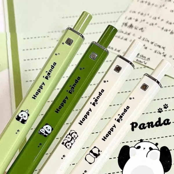 4kpl Panda Neutral Pen Square Pen Square -kynätelineet