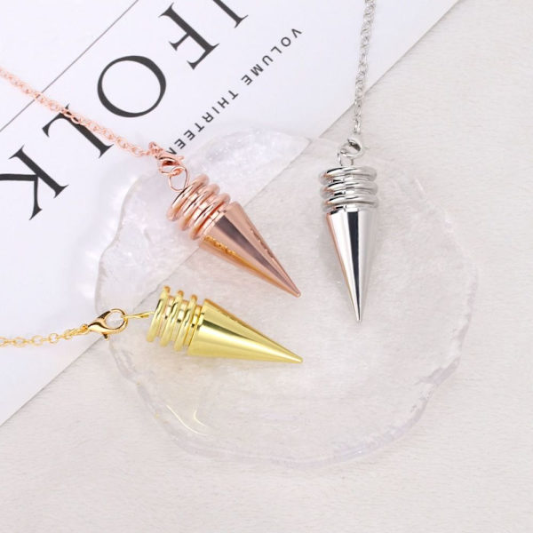 Reiki Pendulum Pendle Pendule Reiki GOLD Gold
