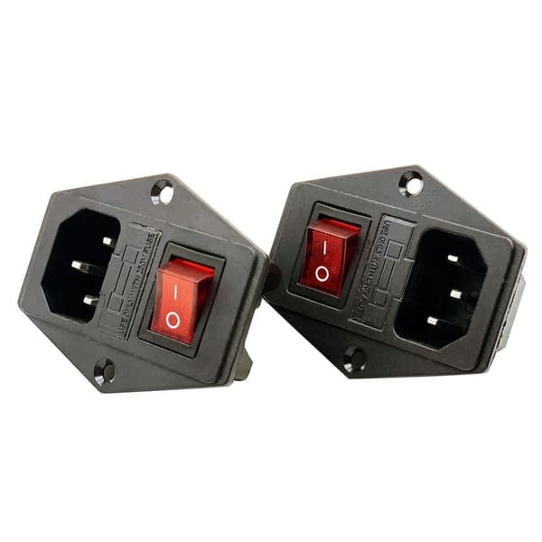 Power Inloppsmodul Plugg För KCD1 10A Plugg Hane KCD4 KCD3