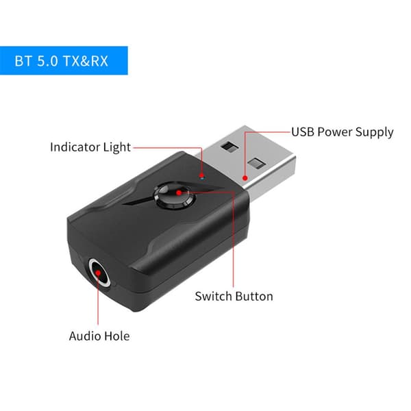 U Disk USB Bluetooth Receiver Audio Converter