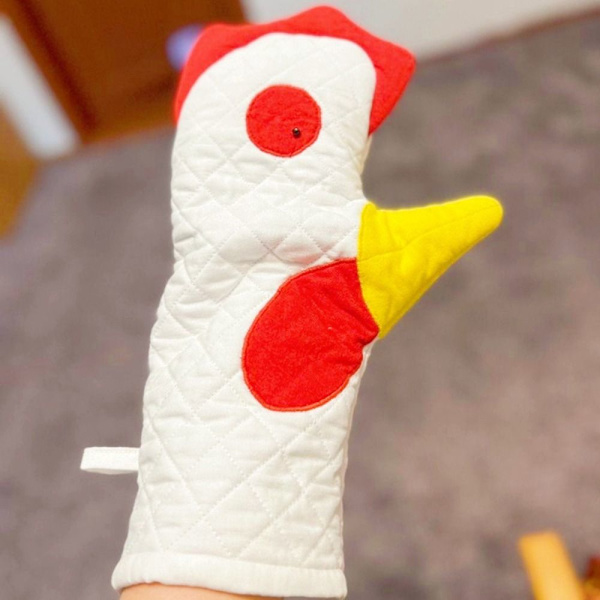 Rooster Trim Ovnhandsker Mikrobølgehandsker 2STK 2STK 2pcs