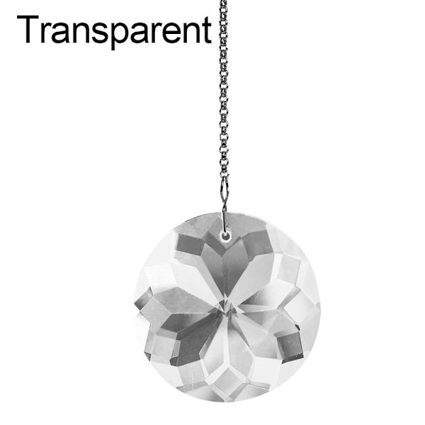 Sun Catcher Rainbow Prism Ball LÄPINÄKYVÄ LÄPINÄKYVÄ Transparent