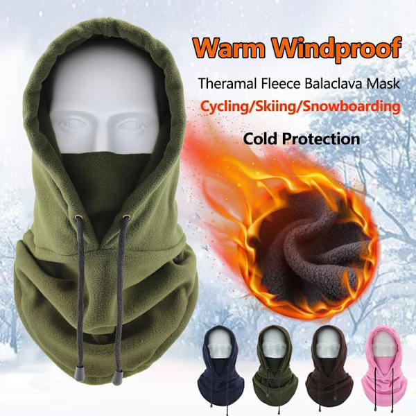 Balaclava vinterhatt ARMY GREEN army green