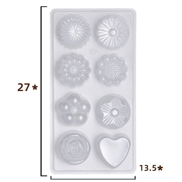 2 Stk Jelly Form Budding Form isterninger Stempler