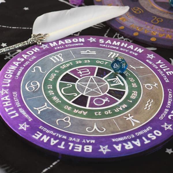 6 st Constellation Spådomstärningar 12-sidiga Astrologi Brädspel