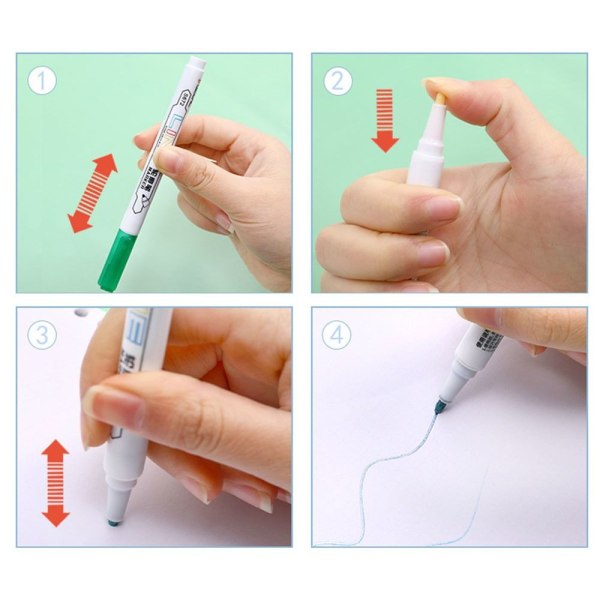 Double Line Outline Pen Marker Pen 8-COLOR 8-COLOR 8-Color