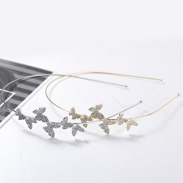 Rhinestone Hair Hoop Morsiamen hiustarvikkeet HOPEAA3 HOPEAA3 Silver3