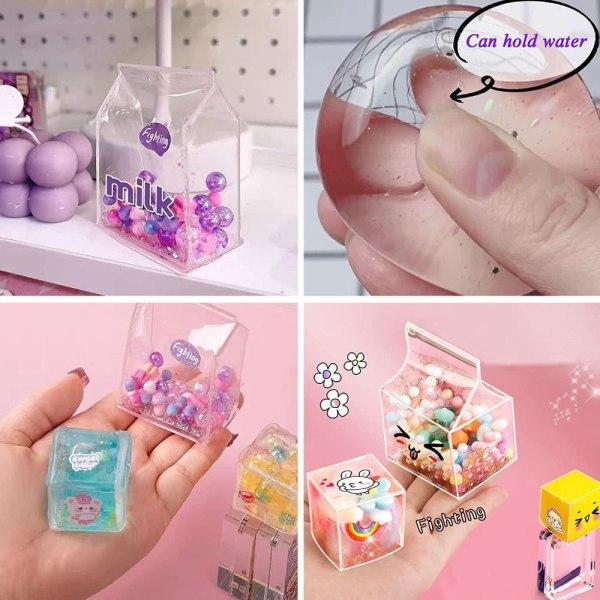 2 kpl Nano Tape Bubbles Kit -lelusarja PINK pink