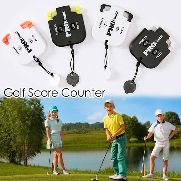 Golfscore Räknarsiffror Poängmålvakt SVART&GRÖN Black&Green