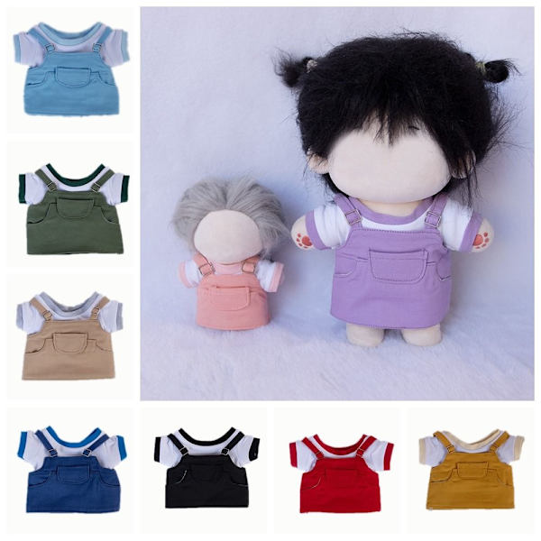 Doll Clothes Denim Hame Set MUSTA black
