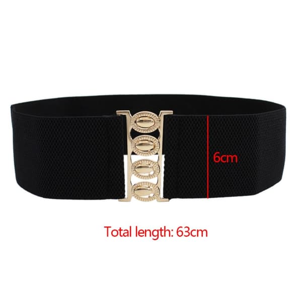 Stretch linning taljerem SORT black