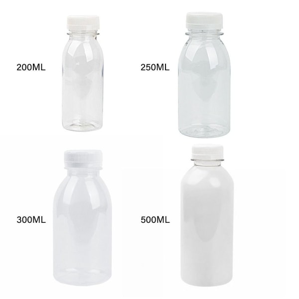 5 STK Tomme Flasker Opbevaringsflaske 300ML 300ML