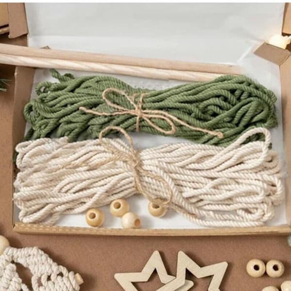 2st Julgran Macrame Xmas Väggbonader Julgran