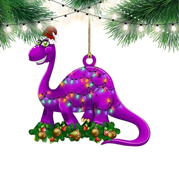 Jul Dinosaur Ornament Juletræ Dinosaur Pendant 1 1 1