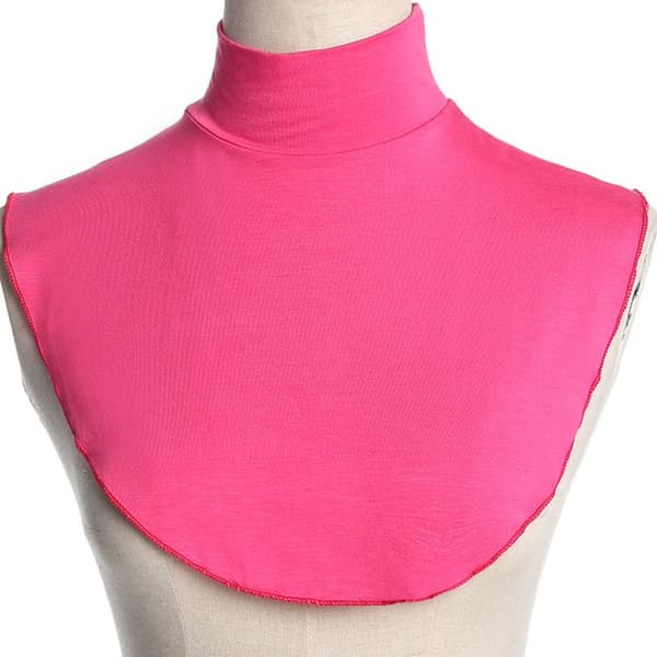 Fake Collar High Collars LYS GRÅ light grey