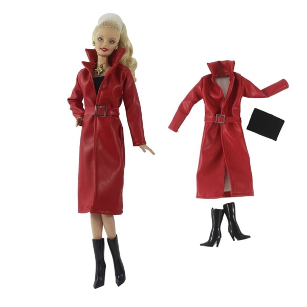 Dolls Dress PU-nahkatakki 7 7 7