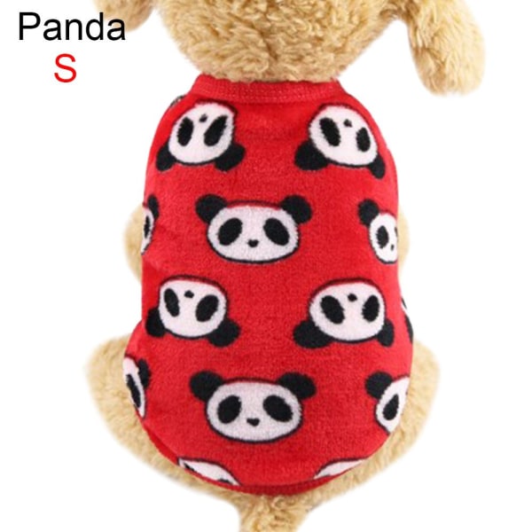Husdjurskläder Valpväst Hund Jumpsuit S PANDA S