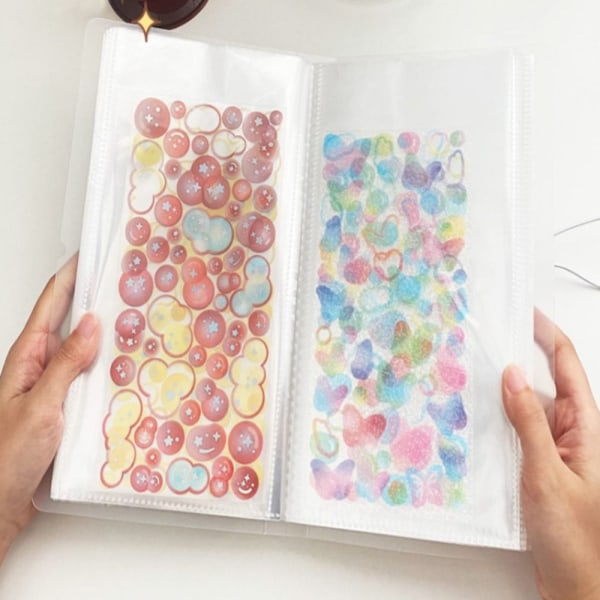 Oppbevaring Book Stickers Organizer Perm Planner Scrapbook