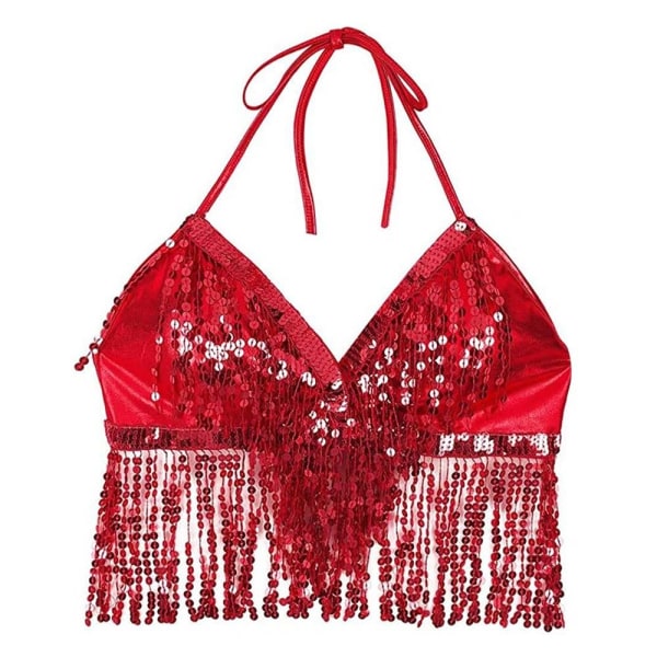 Belly Dance BH Performance Top Red