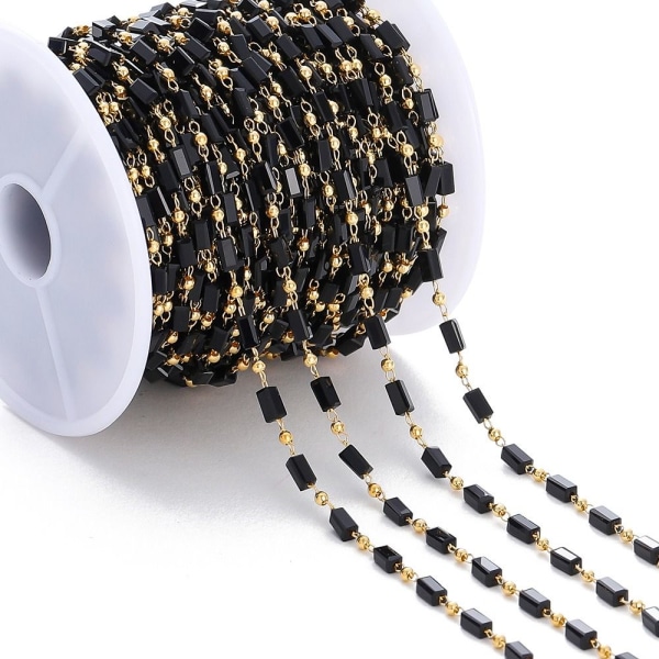 1Meter Cube Beads Chains Bead Chain HVID white