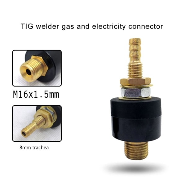 TIG Svetsbrännare Gas Elektrisk Snabbkoppling 8MM 8mm