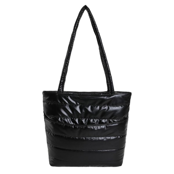 Axelväska Puffy Handväska SVART Black