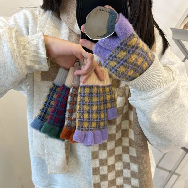 Fingerløse handsker Halvfingerhandsker LILLA A A purple A-A