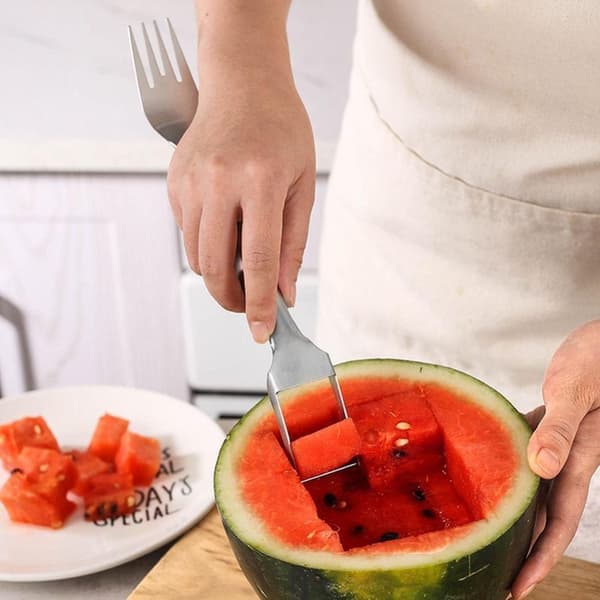 Vandmelon Fork Slicer Vandmelon Slicer Cutter Frugtskæring