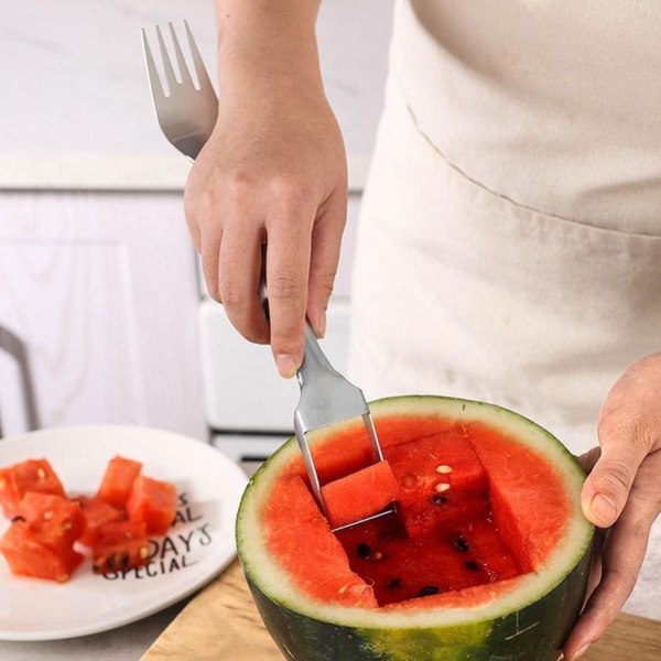 Vattenmelon Gaffel Slicer Vattenmelon Slicer Cutter Fruktskärning
