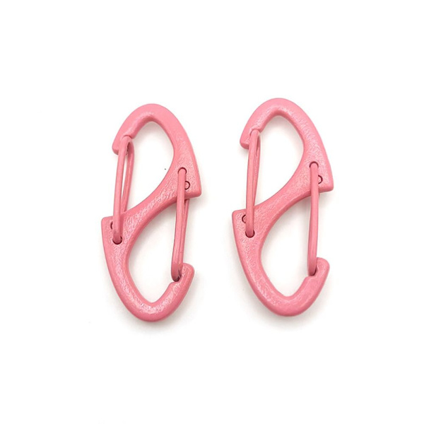 10stk Alloy Karabin Utløserspenne ROSA PINK