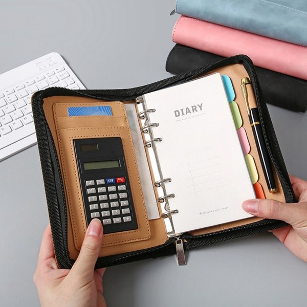 A6 læder Notebook Business Notebook STYLE 3 STYLE 3 Style 3