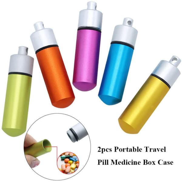 2st Case Pillmedicinlåda GUL Yellow