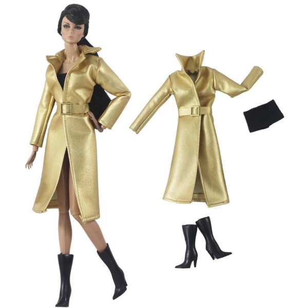 Dolls Dress PU-nahkatakki 2 2 2