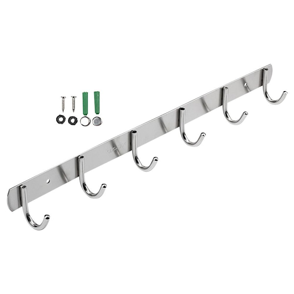 Håndkleholder Nøkkelholder 6 KROKER 6 KROKER 6 hooks