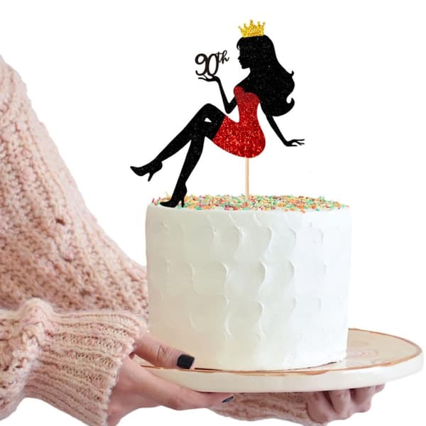 5stk Cake Topper Kakepynt 40 40 40