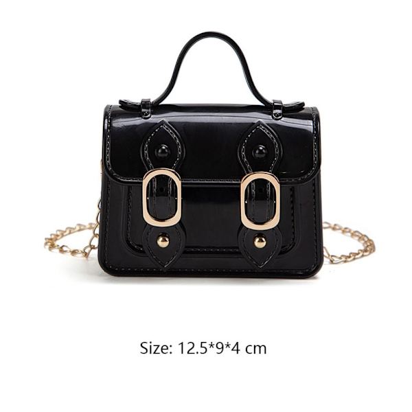 Jelly Tote Bag kainalolaukku MUSTA black