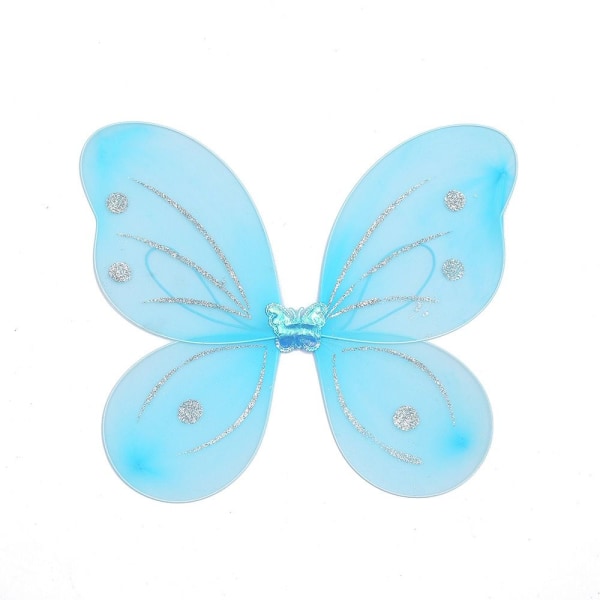 3 stk/sett Fancy Dress Glitter Butterfly STIL 4-KUN VINGER STIL Style 4-only wings