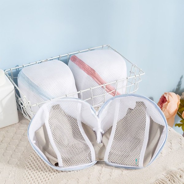 2stk Vaskepose BH Maskinvask Bag Mesh Vaskepose