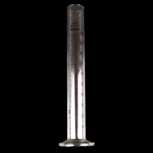 100 ml målesylinderglass målesylindermerkelab