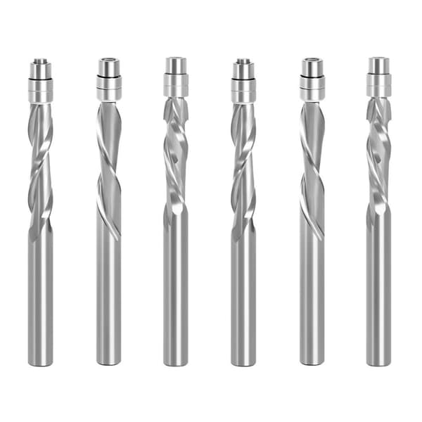 Jyrsinterät Puuntyöstöjyrsimet 6MM PURISTUS 6MM 6mm compression