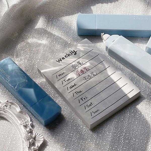 6 STK/sett Correction Tape Corrector GRADIENT BLUE GRADIENT BLUE Gradient Blue