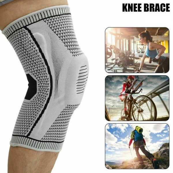 Total Compression Ortopedisk Kneestøtte, Grå, XL grey XL