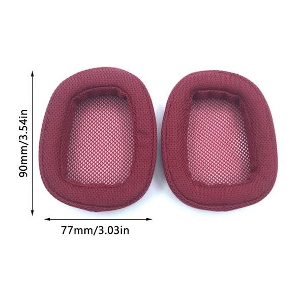 1 par erstatnings øreputer for Logitech Black Net Cloth-Net Cloth