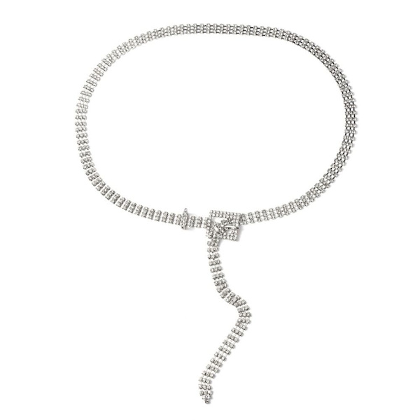 Rhinestone bälte metallspänne midjeband 02 02 02