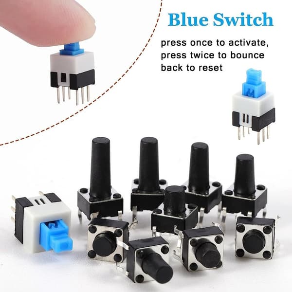 180 kpl Push Button Switch Painikekytkimet Kosketus