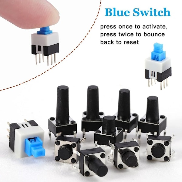 180st Push Button Switch Knapp Omkopplare Taktil