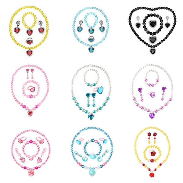 Pärlhalsband Armband 8 8 8