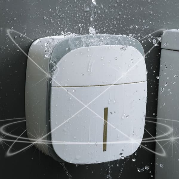 WC-paperihyllyn paperiteline HARMAA Grey